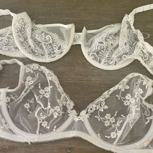2 Christian Dior Lace Bras